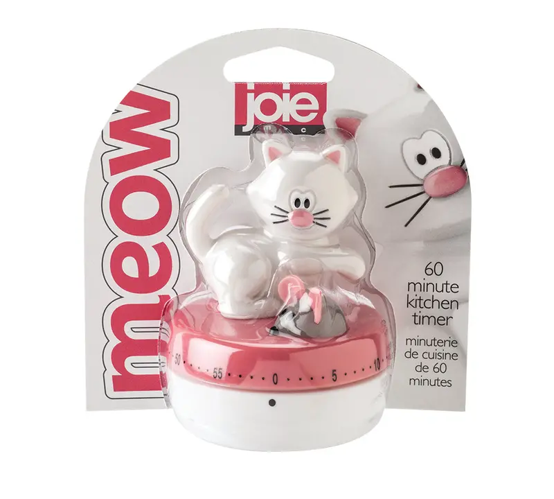 Joie Meow Digital Kitchen Timer With Fun Cat Design 1