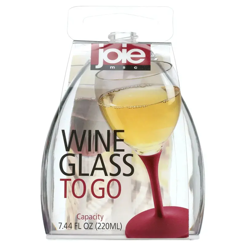 Joie Portable Wine Glass – Collapsible Travel Tumbler 1