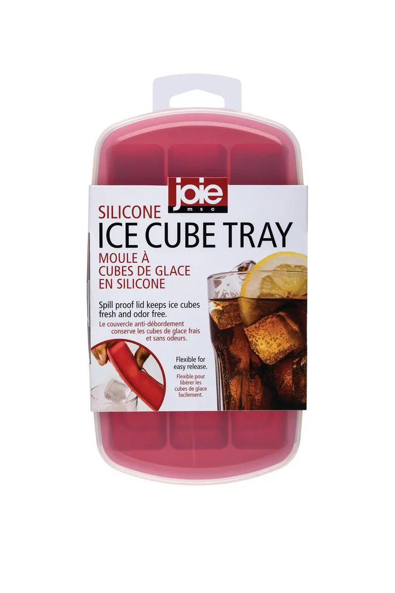 Joie Standard Silicone Ice Cube Tray With Snap-On Lid 1