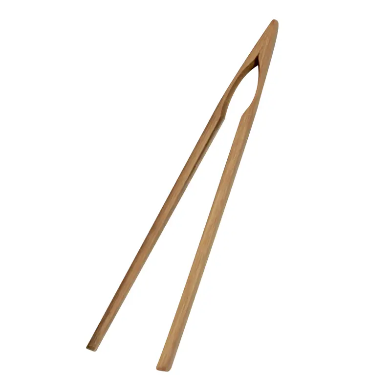 Joyce Chen Compact Toaster Tongs – 6.5-Inch Bamboo Utility Tool 1