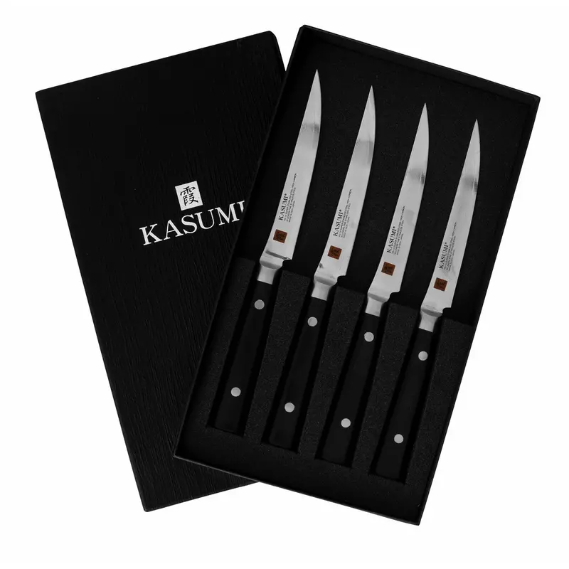 Kasumi 4-Piece Suteki Steak Knife Set 1
