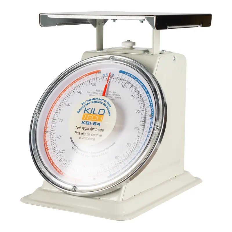 Kilotech Kbi 64 Mechanical Bar Inventory Scale – 64 Fl Oz / 10 Lb Dial Scale 1