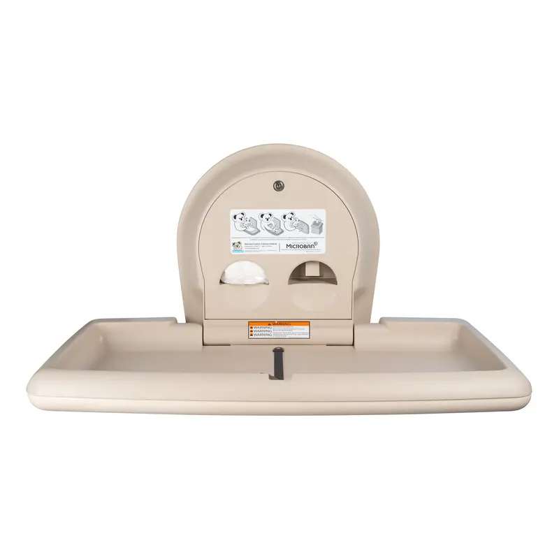 Koala Kare Horizontal Beige Baby Changing Station Unit 1