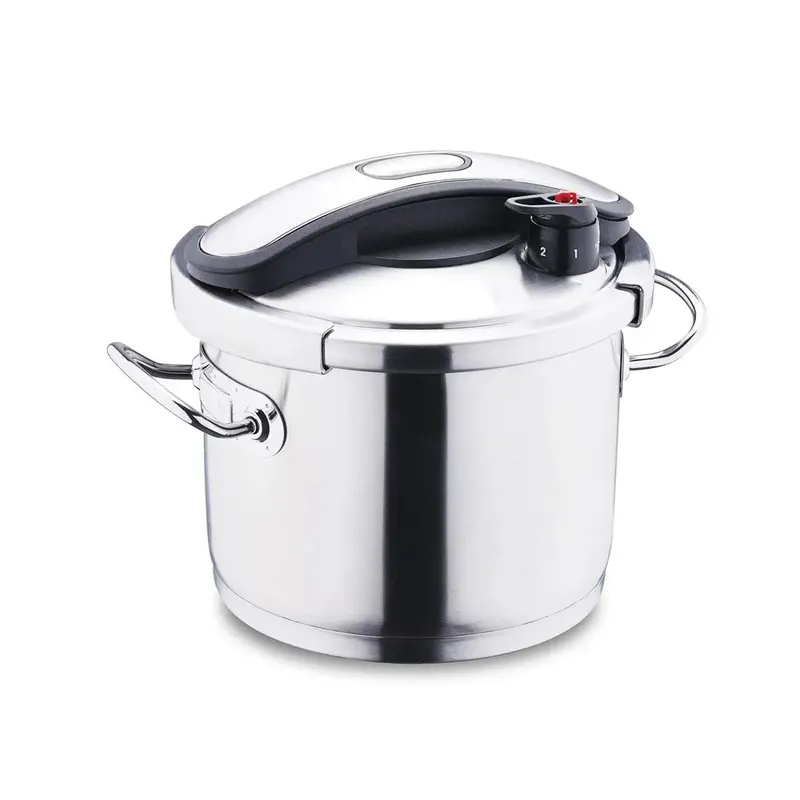 Korkmaz Proline 6-Liter Stainless Steel Pressure Cooker 1