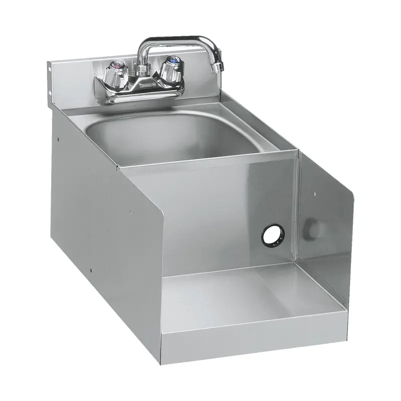 Krowne 18-18Bd Underbar Blender Sink – 18" H2O0L Metal Basin With Drain Assembly 1