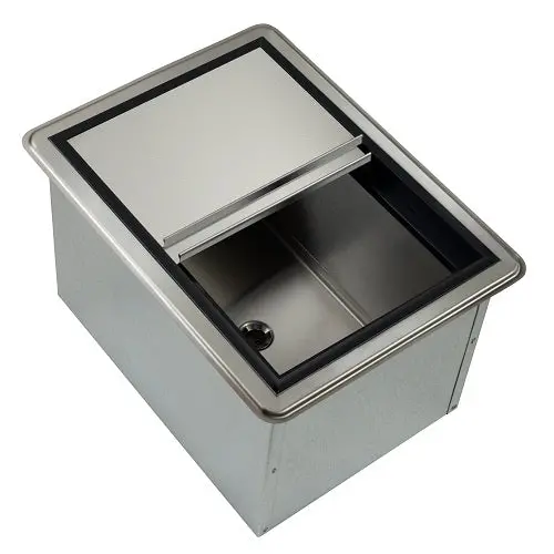 Krowne D278 Drop-In Stainless Steel Ice Bin For Bar Or Prep Stations 1