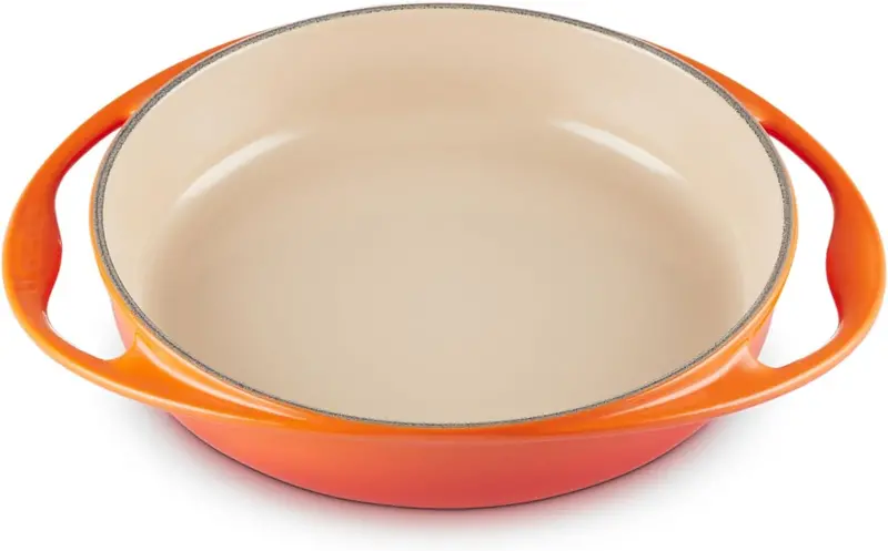 Le Creuset 2-Quart Heritage Enameled Cast Iron Tarte Tatin Dish – Flame 1