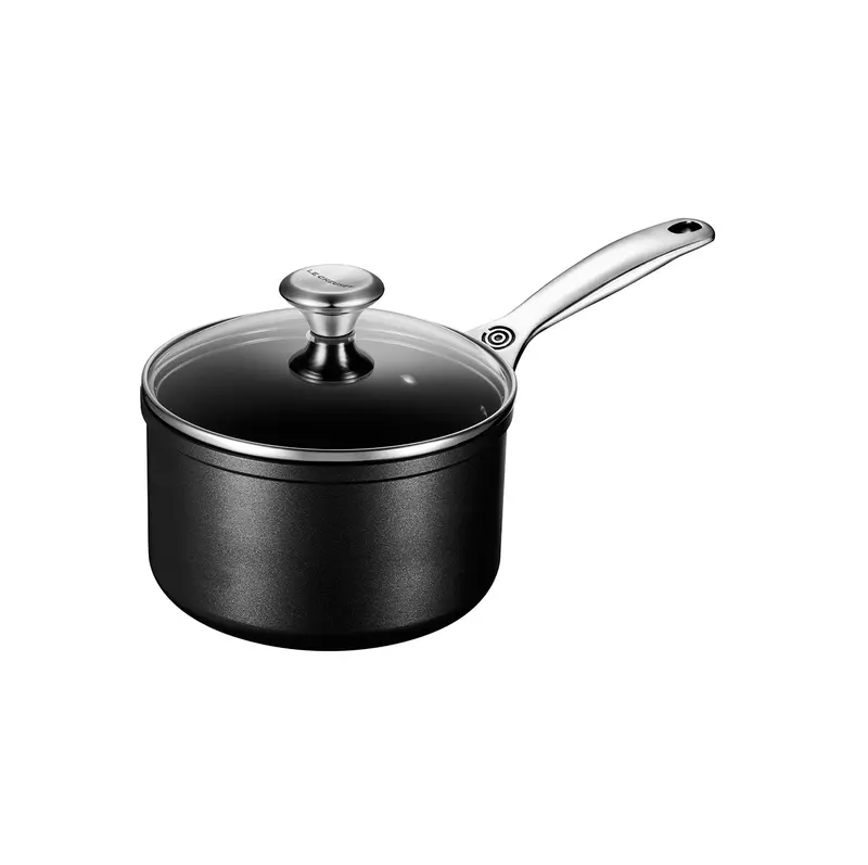 Le Creuset 2-Quart Saucepan – Toughened Nonstick Pro With Glass Lid 1