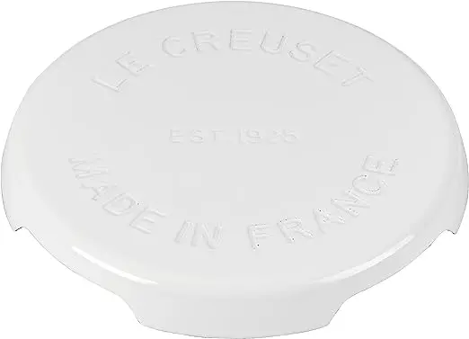 Le Creuset 8.8-Inch Signature Silicone-Trivet – White 1