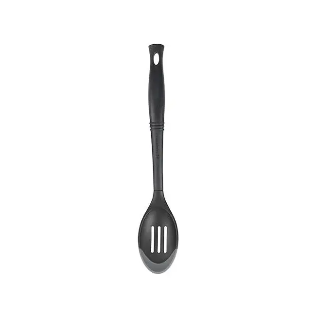 Le Creuset Revolution Slotted Spoon – 13.5-Inch Dual-Material (Oyster) 1
