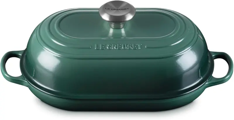 Le Creuset Signature Oval Bread Oven – 1.5-Quart (11.5") In Artichaut 1