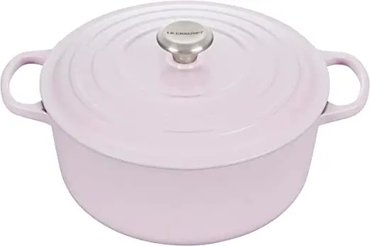 Le Creuset Signature Round Dutch Oven – 7.25-Quart Enameled Cast Iron With Stainless Knob (Shallot) 1