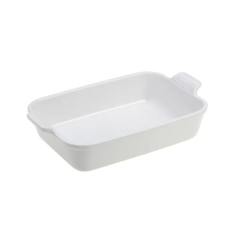 Le Creuset White Heritage Rectangular Dish – 4-Quart, 12" X 9" 1