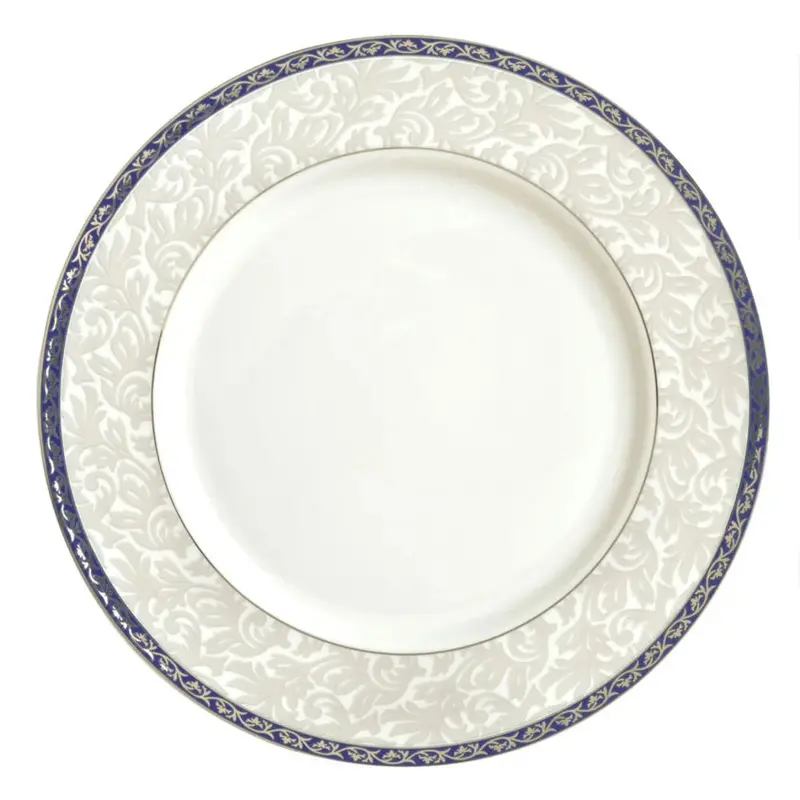 Libbey World Tableware Scarborough 9" Dinner Plate – Modern Rimmed Style, Final Sale 1