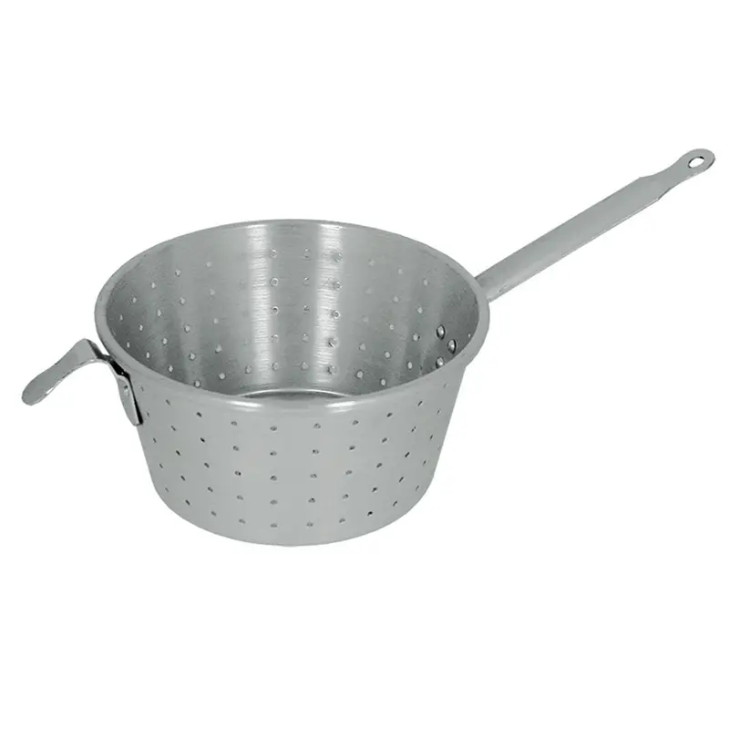 Lightweight 9-Inch Aluminum Strainer With Reinforced Rim 1