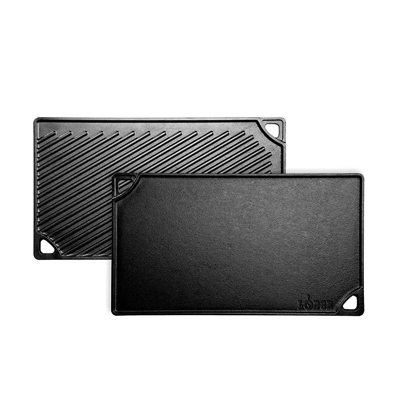 Lodge 16.75" X 9.5" Reversible Cast Iron Grill And Griddle – Final Sale 1