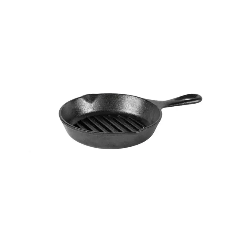 Lodge 6.5-Inch Cast Iron Grill Pan – Small-Batch Searing & Charring 1