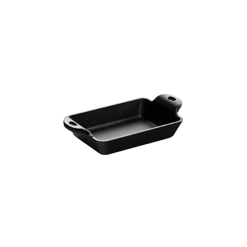 Lodge Heat-Treated Mini Rectangular Cast Iron Server – Oven-To-Table 1