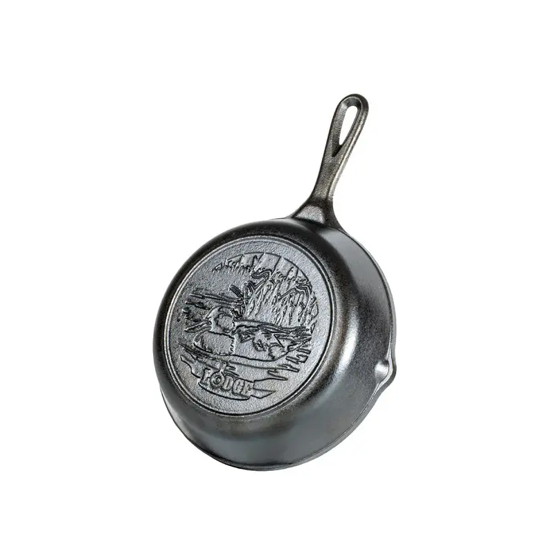 Lodge Wildlife Series 8-Inch Duck-Embossed Cast Iron Skillet – Final Sale 1