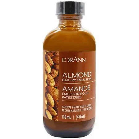 Lorann Almond Bakery Emulsion – 4 Oz, Extended Shelf-Life Formula (Best Before Date: Sep 2024) 1