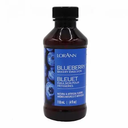 Lorann Blueberry Bakery Emulsion – 4 Oz (Alcohol-Free Baking Flavor) 1