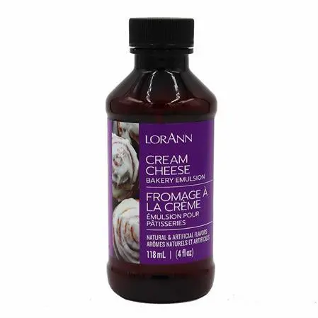 Lorann Cream Cheese Bakery Emulsion – 4 Oz (Concentrated Baking Extract) 1