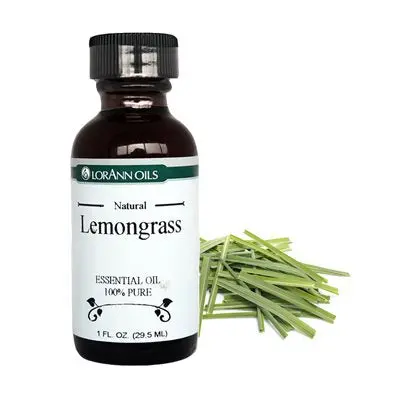 Lorann Natural Lemongrass Oil – 1 Oz (Best Before Date: June 2025) 1
