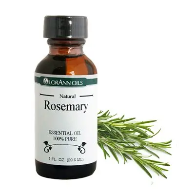Lorann Natural Rosemary Essential Oil – 1 Fl Oz Food-Grade Flavoring 1