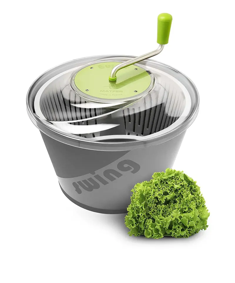 Matfer 215580 Manual Swing Salad Spinner – 5-Gallon Capacity 1