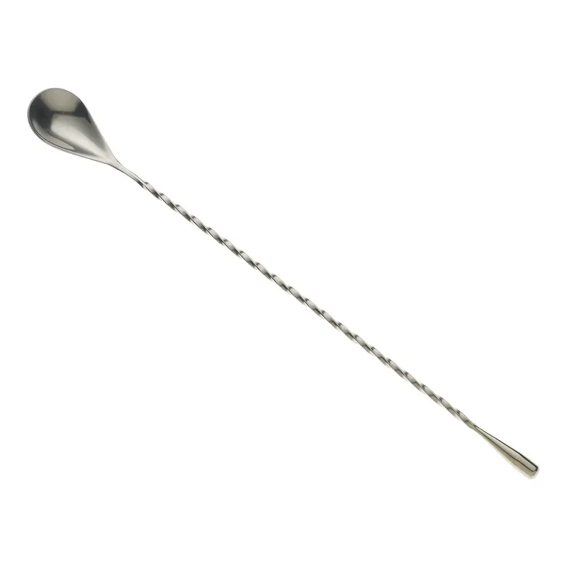 Mercer Barfly Classic Teardrop-End Bar Spoon – 11 13/16" 1