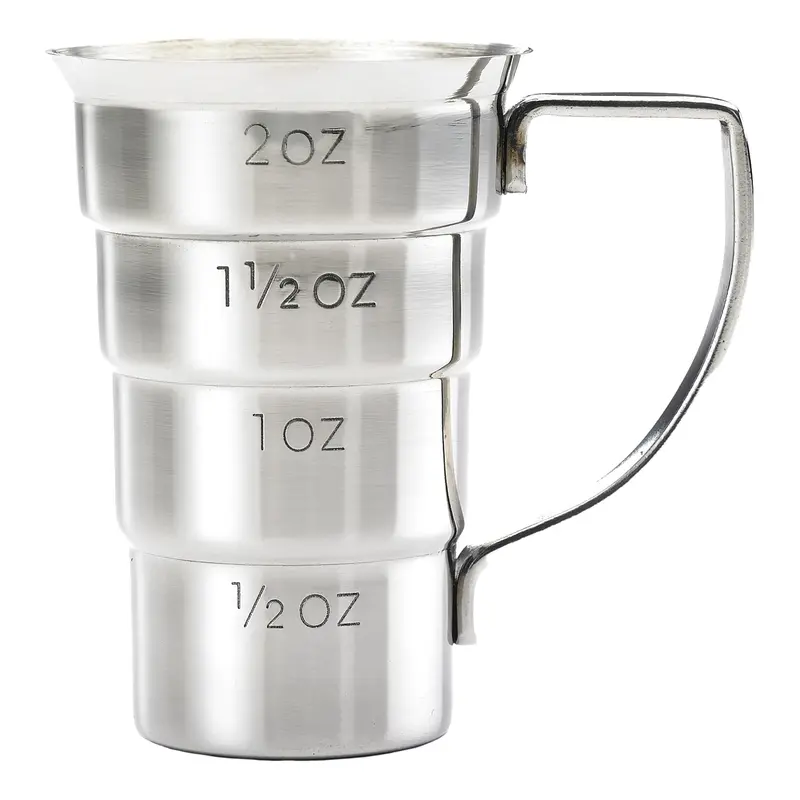 Mercer Barfly Ergonomic Stepped Jigger With Integrated Handle — 2 Oz 1