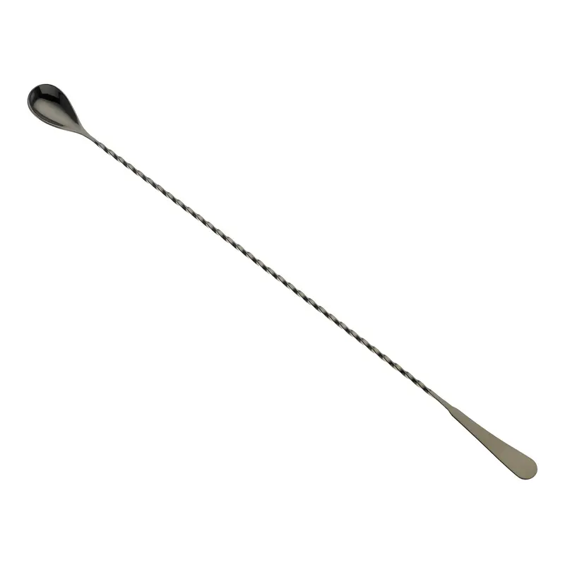 Mercer Barfly Japanese-Style Machined-End Bar Spoon – 17.125 Inches, Black (Final Sale) 1