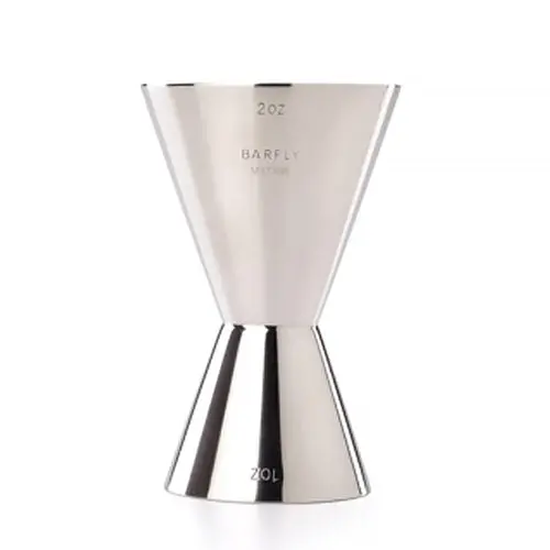Mercer Barfly Superfly Dual-Scale Jigger – 1 Oz / 2 Oz Stainless Steel 1