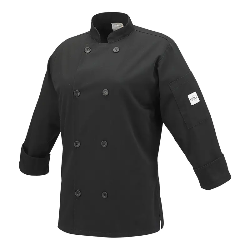 Mercer Millennia Black Long-Sleeve Women’S Chef Jacket 1