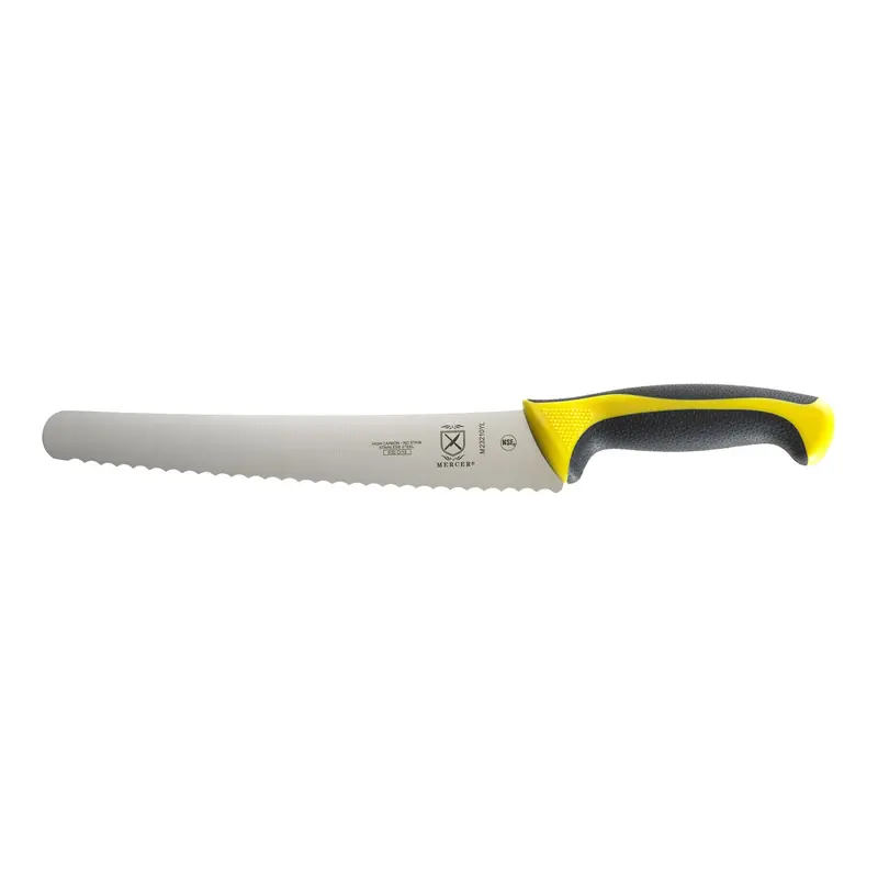Mercer Millennia Colors Serrated Bread Knife – 10-Inch, Yellow Handle 1