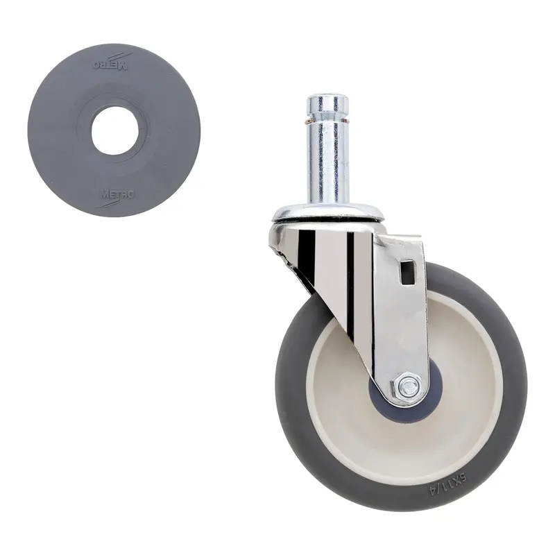 Metro 5-Inch Polyurethane Swivel Stem Caster – Non-Braking 1
