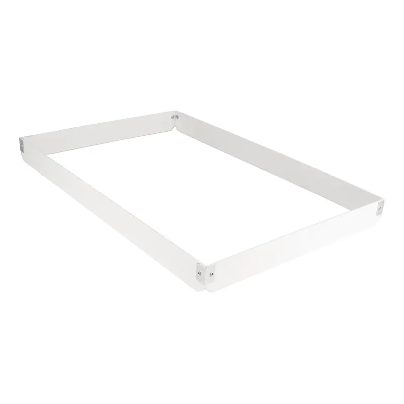 Mfg Tray White Fiberglass Bun Pan Extender – 2" Height 1