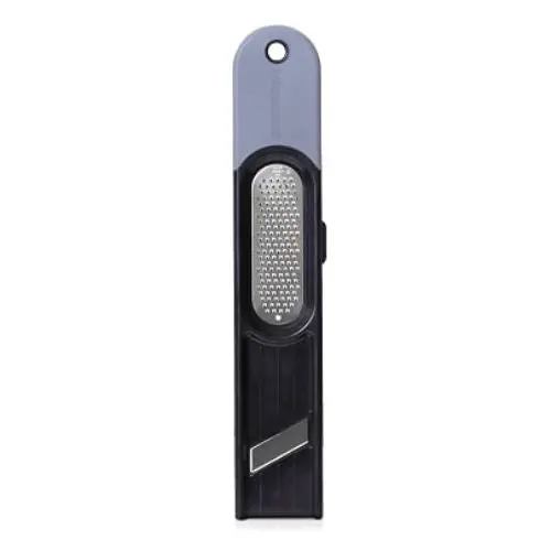 Microplane 48910 3-In-1 Ginger Grater & Zester – Black Multi-Function Tool 1