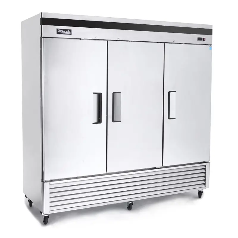 Migali C-3Fb-Hc Commercial Reach-In Freezer – 81-Inch, 3-Door, 72 Cubic Feet 1