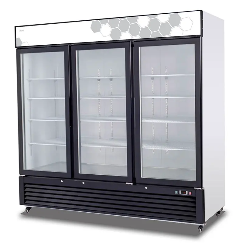 Migali C-72Fm-Hc Commercial Triple-Glass-Door Merchandiser Freezer – 82-Inch, 72 Cu. Ft. 1