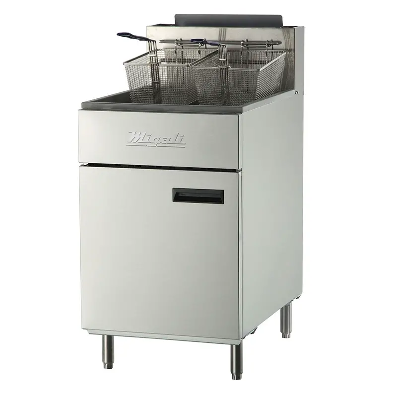 Migali C-F75-Lp High-Capacity Liquid Propane Deep Fryer – 75-Lb Capacity, 150,000 Btu Output 1