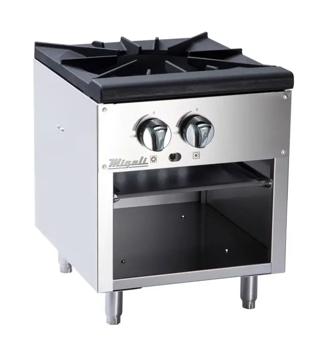 Migali C-Sps-1-18 Single-Burner Commercial Stock Pot Stove – 80,000 Btu 1