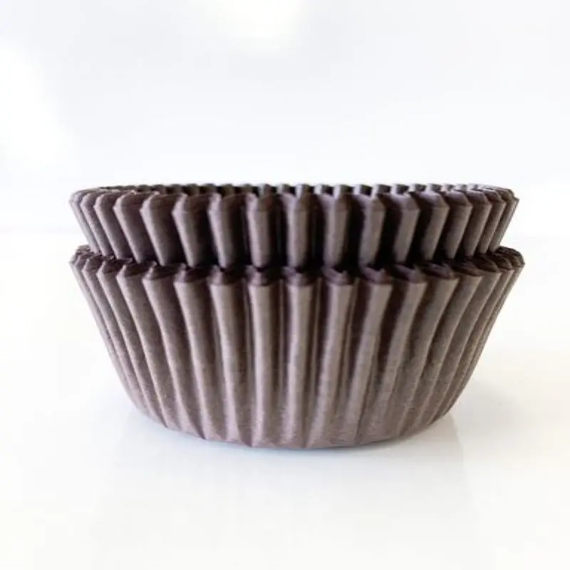 Mini Brown Cupcake Liners – 1.25" × 0.875" × 3", 500-Pack (A3023) 1