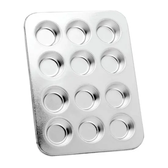 Norpro Mini Muffin Pan – 12-Cavity Non-Stick Sheet For Cupcakes & Bites 1