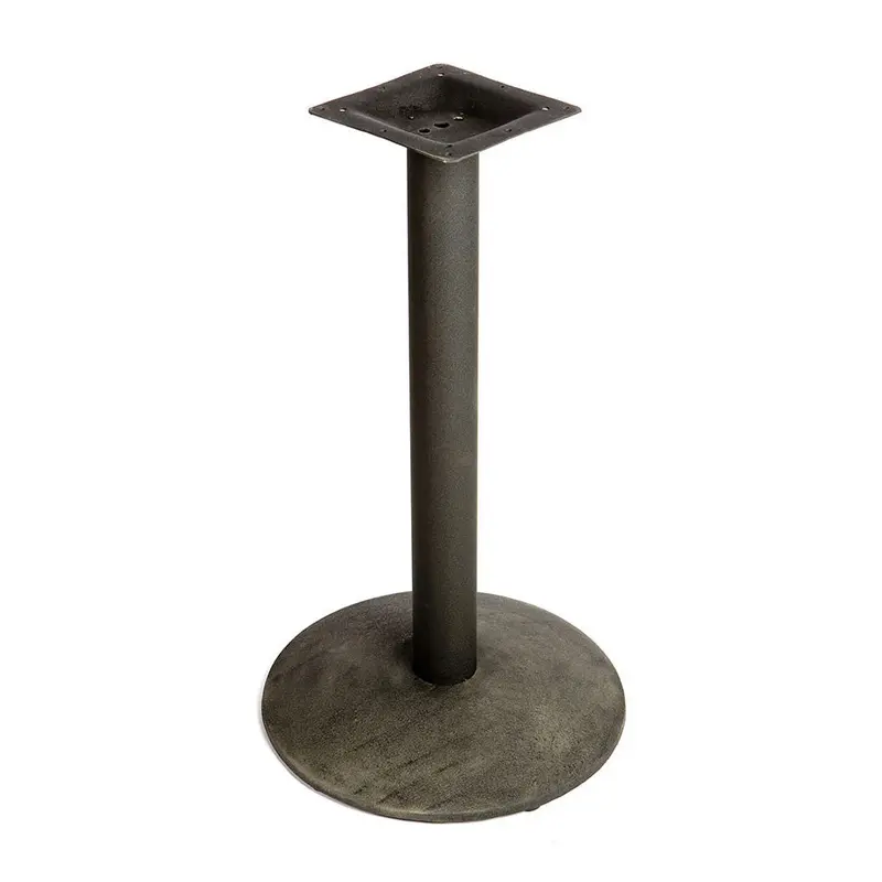 Oak Street B22Disc-Std Black Stamped Steel Table Base – 22" X 22" X 28.75" 1