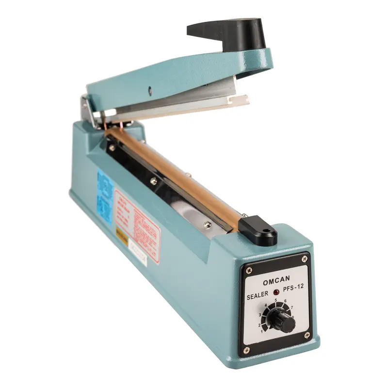 Omcan 12-Inch Portable Impulse Heat Sealer — 2 Mm Seal Width, 110V 1