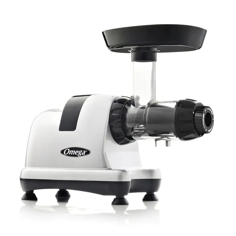 Omega J8006Hdc Ultimate Masticating Juicer – Chrome Dual-Stage Nutrition System With Extended Warranty 1