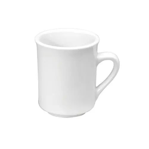 Oneida Buffalo Bright White Cafe Mugs – 8-Ounce Size, 36-Pack 1