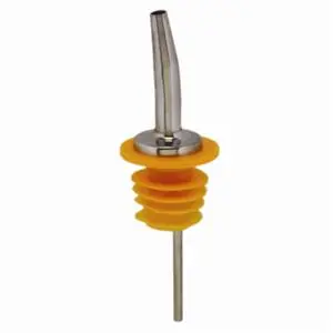 Oversized Poly-Kork Chrome Tapered Pourer – Spill-Stop 285 Series (12-Pack) 1