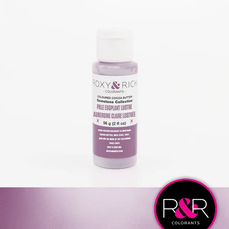 Pale Eggplant Gemstone Cocoa Butter Lustre By Roxy & Rich – 2Oz (#Bg2-034) 1